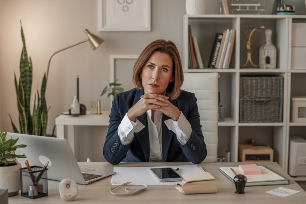 Sarah is frustrated because her marketing lacks momentum.