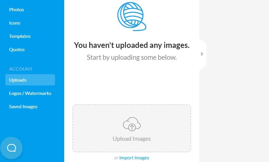 How to Create Website Images with Stencil - Upload images