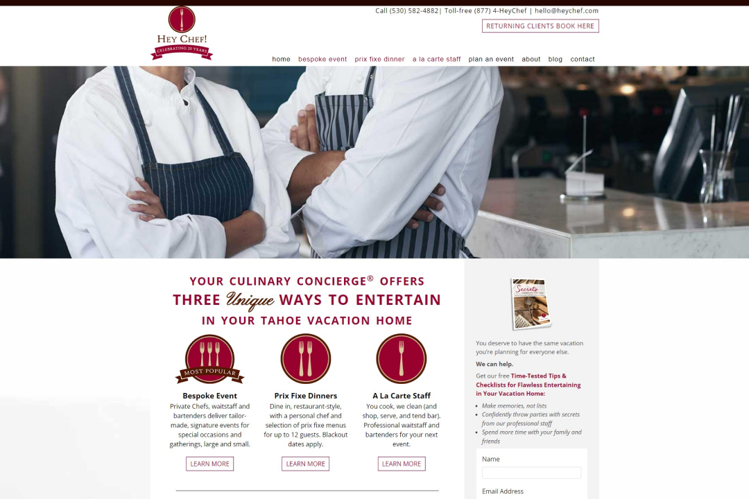 HeyChef.com - Before